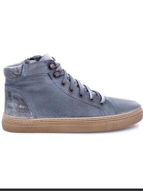 BED|STU Roan Leather Macc II 2 High Mid Top Sneaker Grey Sz 11. NWOT